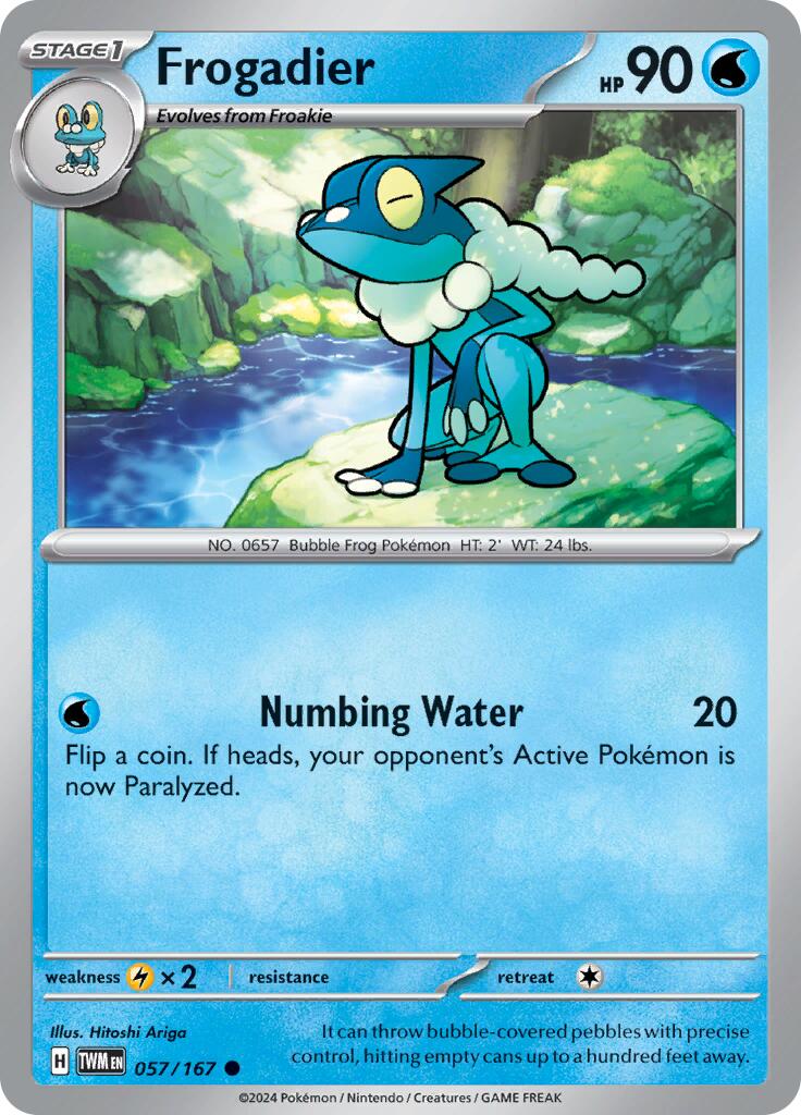 Frogadier (057/167) [Scarlet & Violet: Twilight Masquerade] | Card Citadel