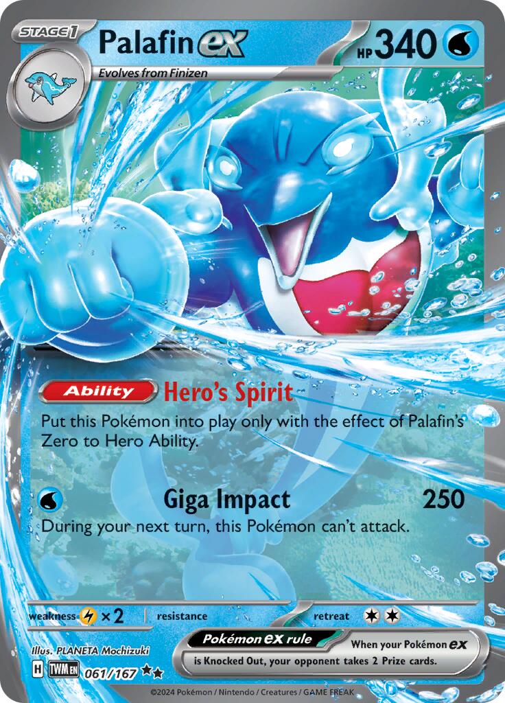 Palafin ex (061/167) [Scarlet & Violet: Twilight Masquerade] | Card Citadel