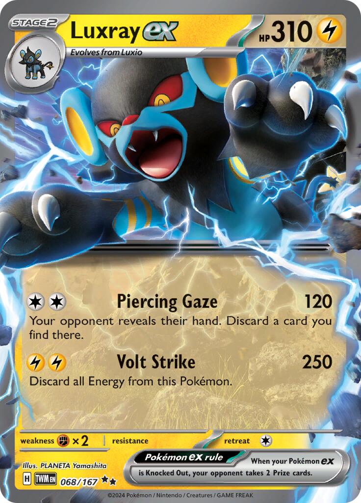 Luxray ex (068/167) [Scarlet & Violet: Twilight Masquerade] | Card Citadel