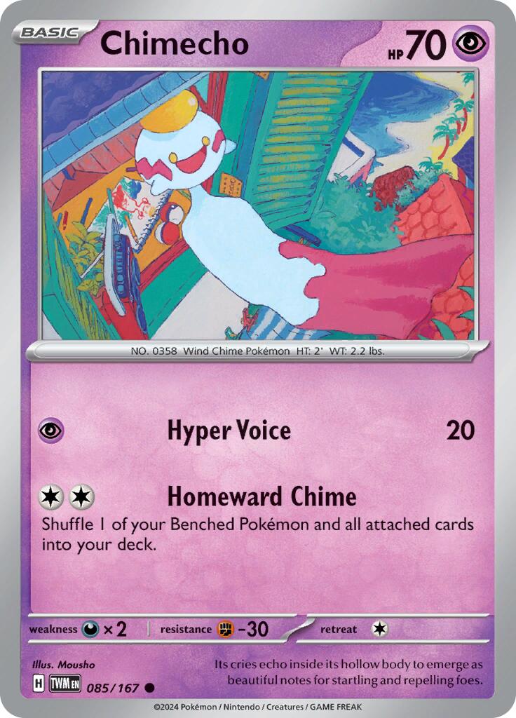 Chimecho (085/167) [Scarlet & Violet: Twilight Masquerade] | Card Citadel