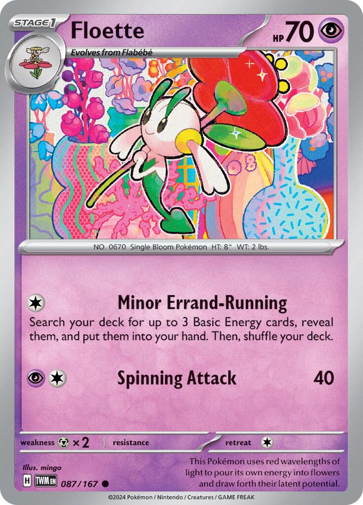 Floette (087/167) [Scarlet & Violet: Twilight Masquerade] | Card Citadel