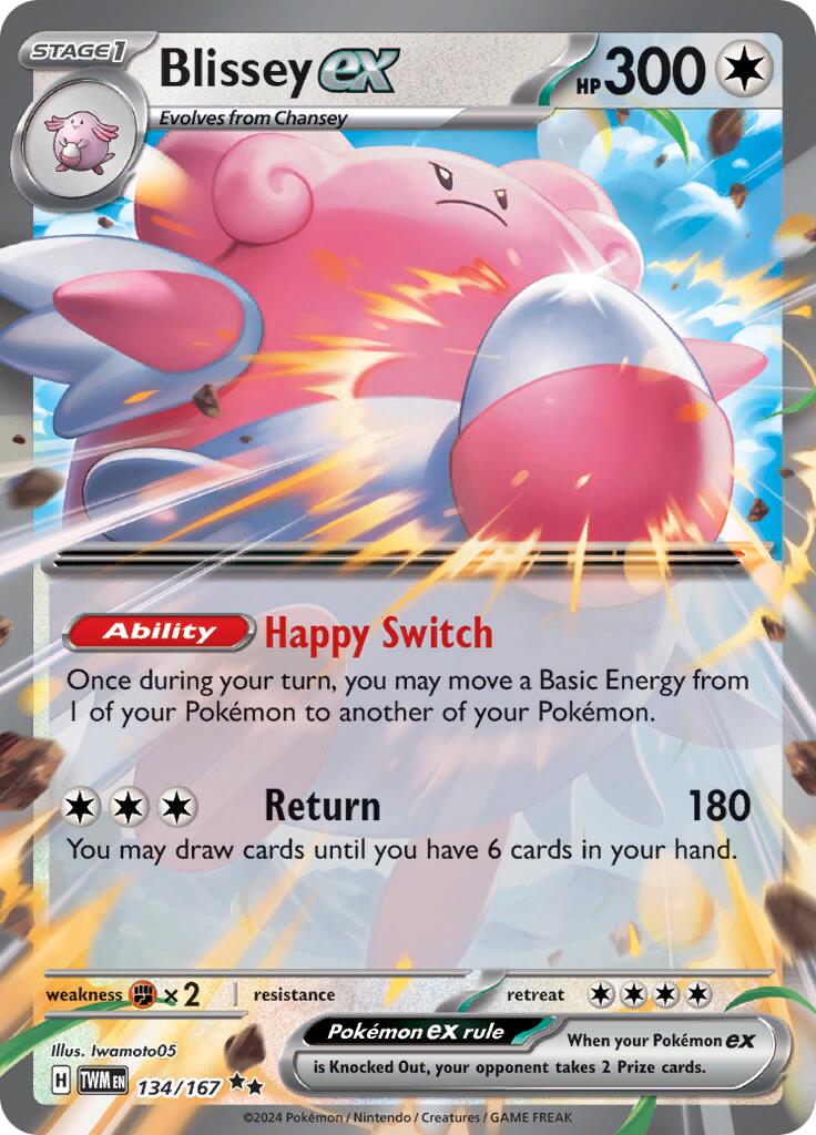 Blissey ex (134/167) [Scarlet & Violet: Twilight Masquerade] | Card Citadel