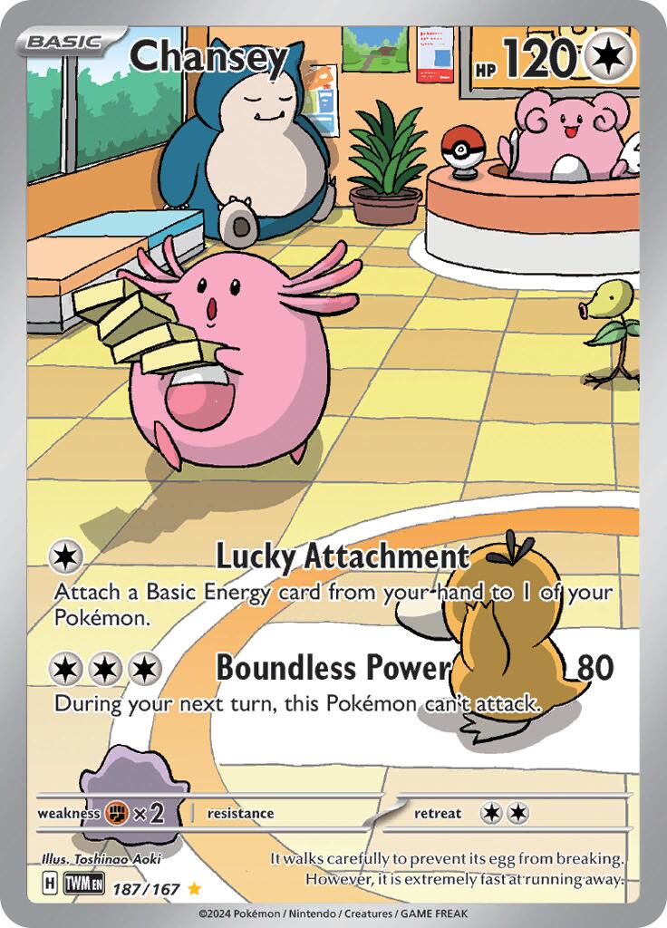 Chansey (187/167) [Scarlet & Violet: Twilight Masquerade] | Card Citadel