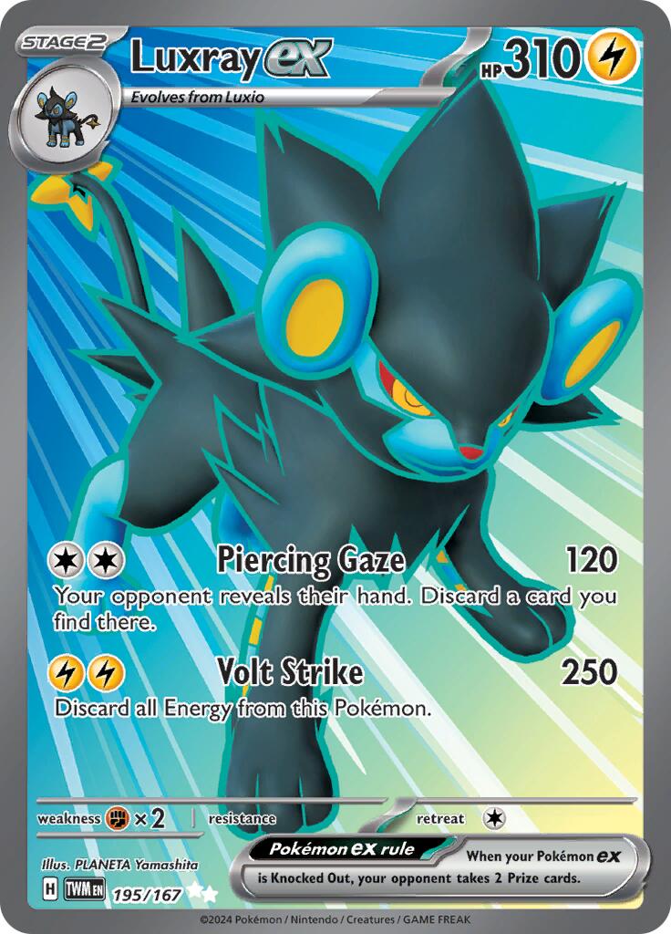 Luxray ex (195/167) [Scarlet & Violet: Twilight Masquerade] | Card Citadel