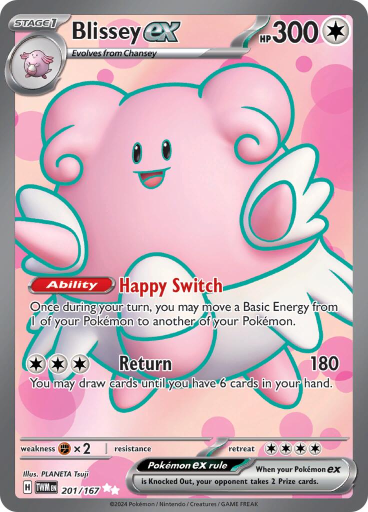 Blissey ex (201/167) [Scarlet & Violet: Twilight Masquerade] | Card Citadel