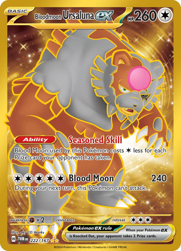 Bloodmoon Ursaluna ex (222/167) [Scarlet & Violet: Twilight Masquerade] | Card Citadel