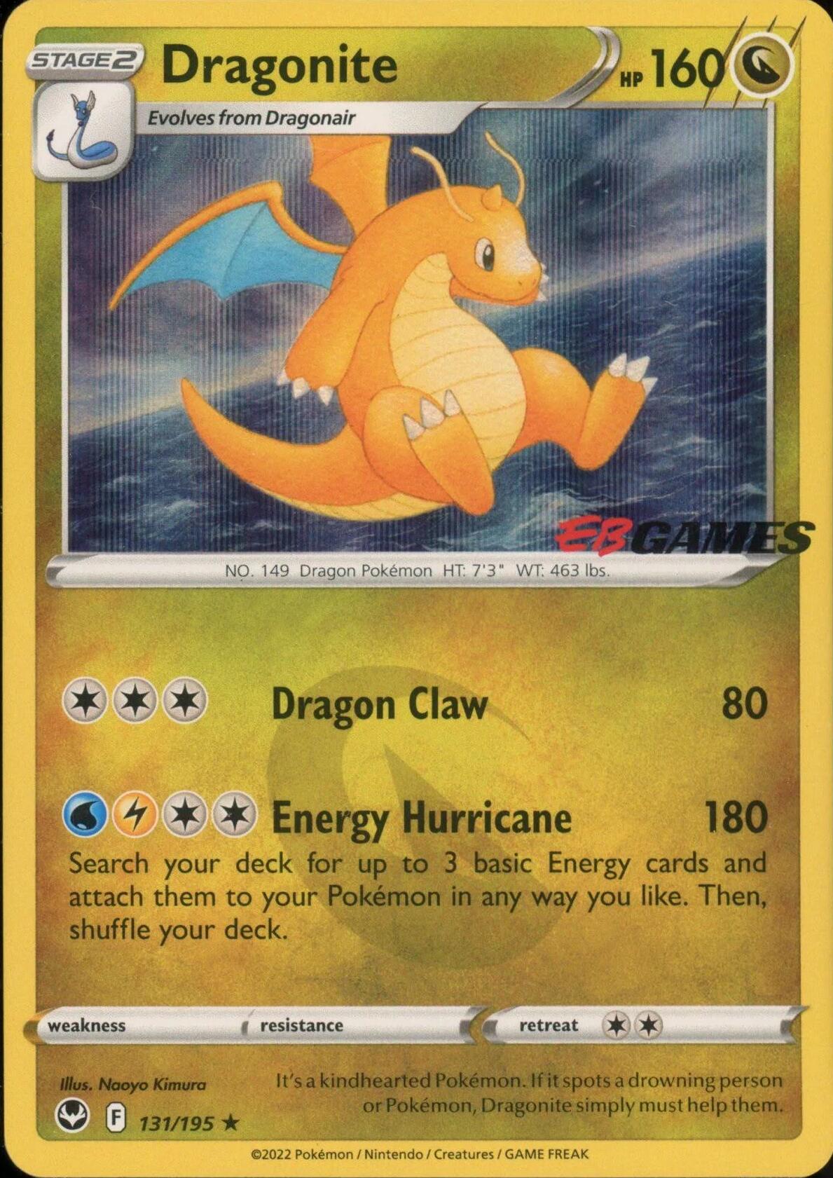 Dragonite (131/195) (EB Games Exclusive) [Miscellaneous Cards] | Card Citadel