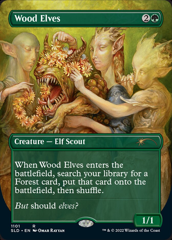 Wood Elves (Borderless) [Secret Lair Drop Series] | Card Citadel