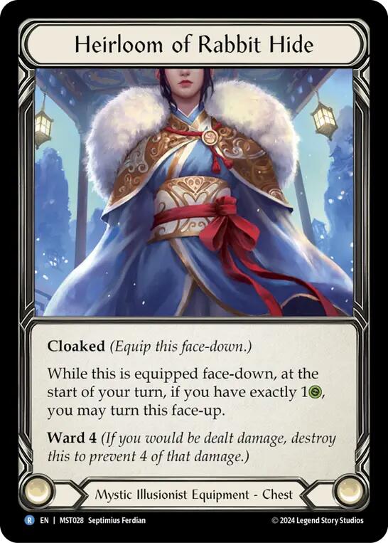 Heirloom of Rabbit Hide [MST028] (Part the Mistveil) | Card Citadel