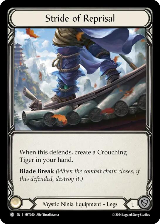 Stride of Reprisal [MST050] (Part the Mistveil)  Cold Foil | Card Citadel