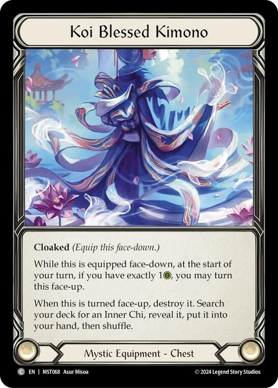 Koi Blessed Kimono [MST068] (Part the Mistveil)  Cold Foil | Card Citadel