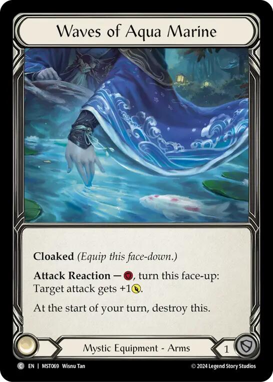 Waves of Aqua Marine [MST069] (Part the Mistveil)  Cold Foil | Card Citadel