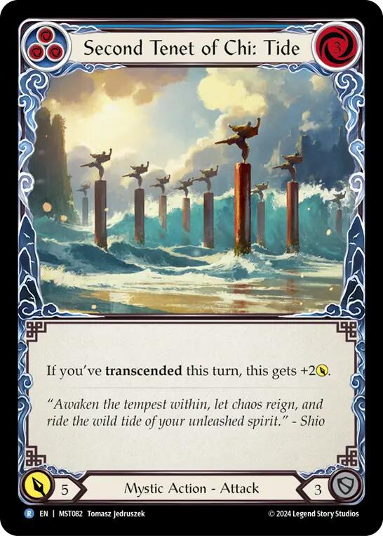 Second Tenet of Chi: Tide [MST082] (Part the Mistveil)  Rainbow Foil | Card Citadel