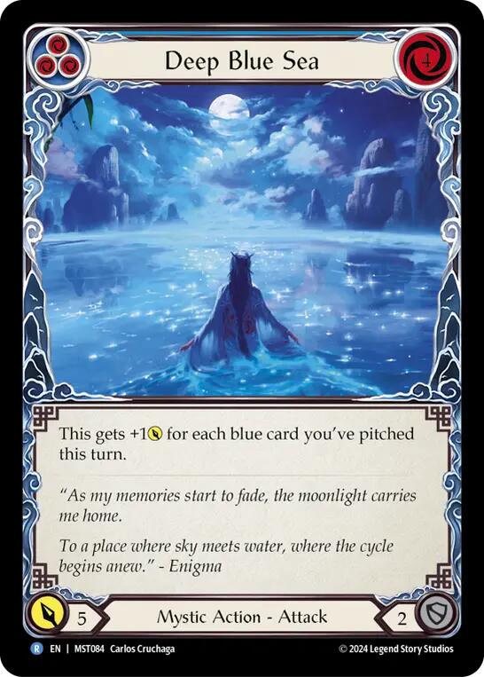 Deep Blue Sea [MST084] (Part the Mistveil)  Rainbow Foil | Card Citadel