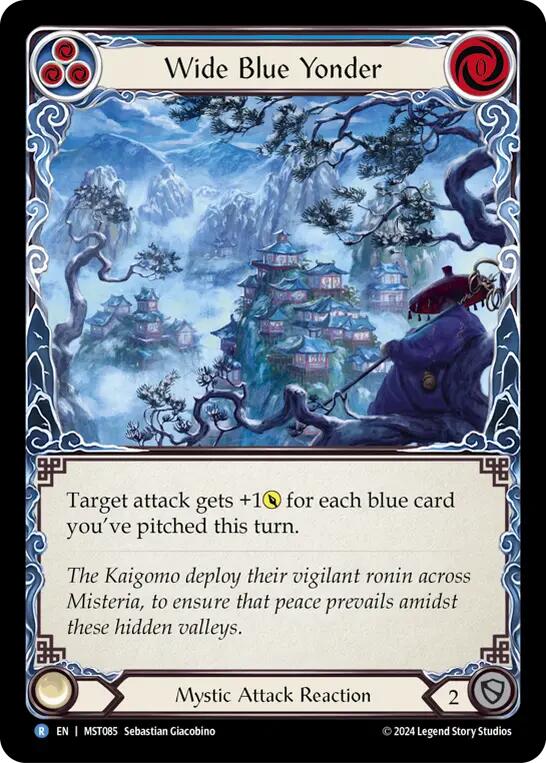 Wide Blue Yonder [MST085] (Part the Mistveil)  Rainbow Foil | Card Citadel