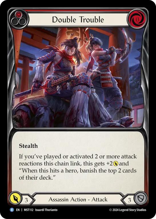 Double Trouble (Red) [MST112] (Part the Mistveil) | Card Citadel