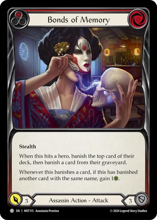 Bonds of Memory (Red) [MST115] (Part the Mistveil) | Card Citadel