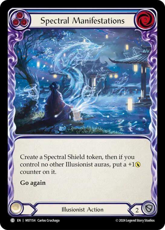 Spectral Manifestations (Blue) [MST154] (Part the Mistveil) | Card Citadel