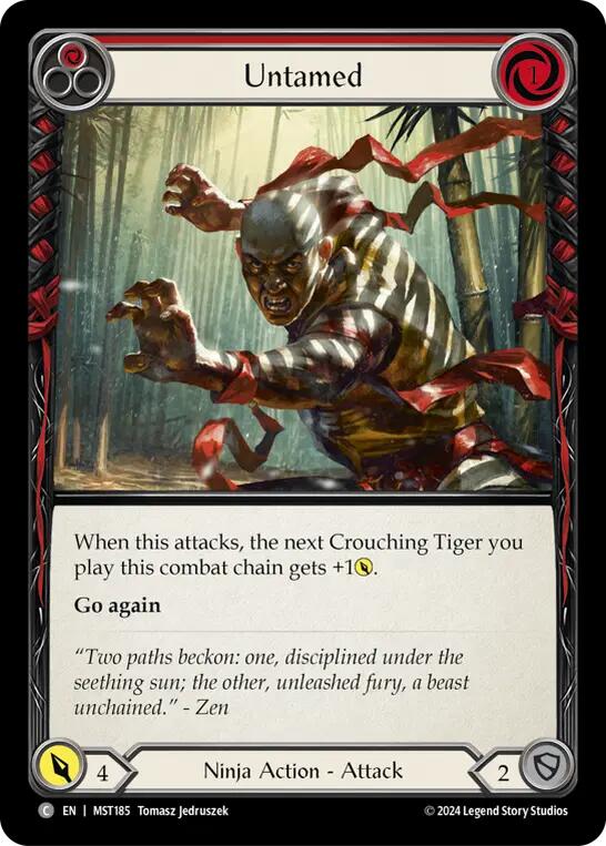 Untamed (Red) [MST185] (Part the Mistveil) | Card Citadel