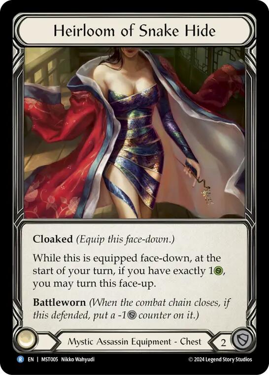 Heirloom of Snake Hide [MST005] (Part the Mistveil) | Card Citadel