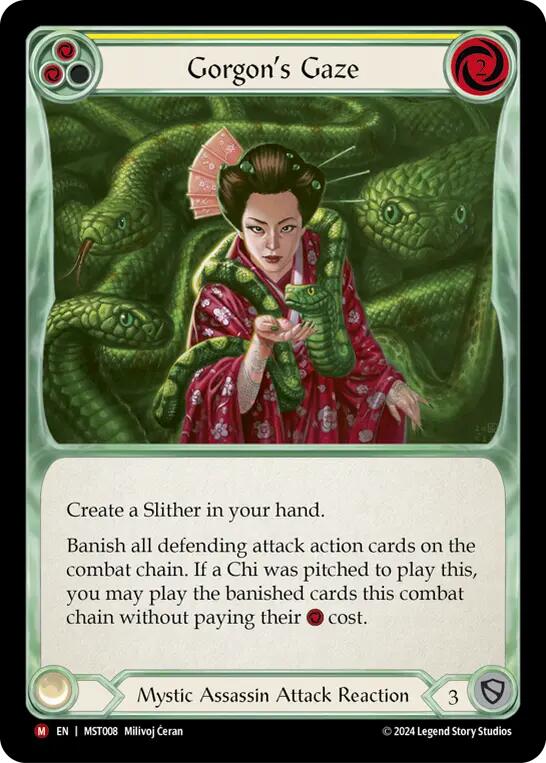 Gorgon's Gaze [MST008] (Part the Mistveil) | Card Citadel