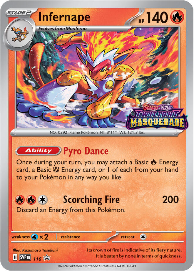 Infernape (116) [Scarlet & Violet: Black Star Promos] | Card Citadel