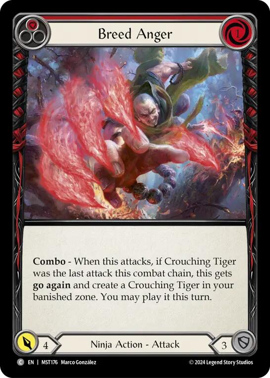 Breed Anger (Red) [MST176] (Part the Mistveil) | Card Citadel