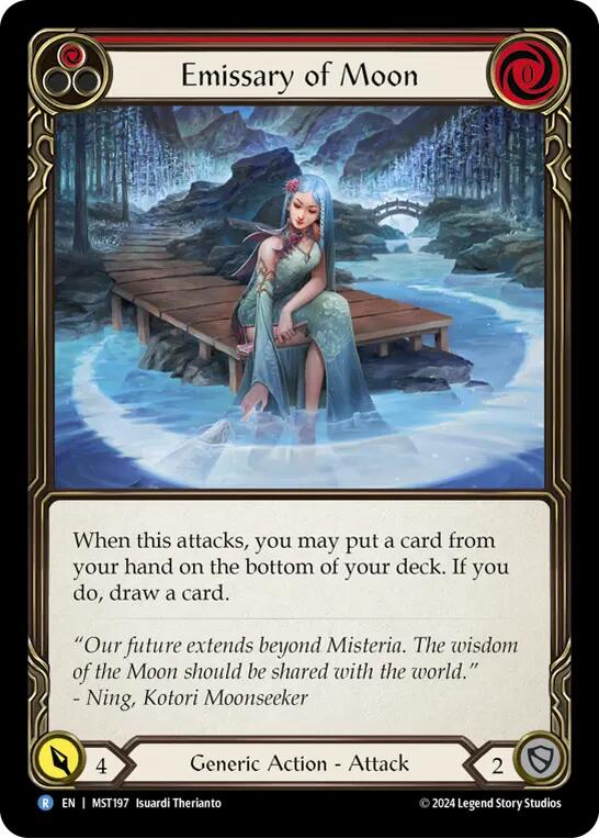 Emissary of Moon [MST197] (Part the Mistveil)  Rainbow Foil | Card Citadel