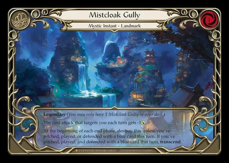 Mistcloak Gully // Inner Chi [MST000] (Part the Mistveil)  Cold Foil | Card Citadel