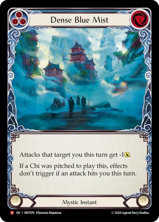 Dense Blue Mist [MST079] (Part the Mistveil)  Rainbow Foil | Card Citadel