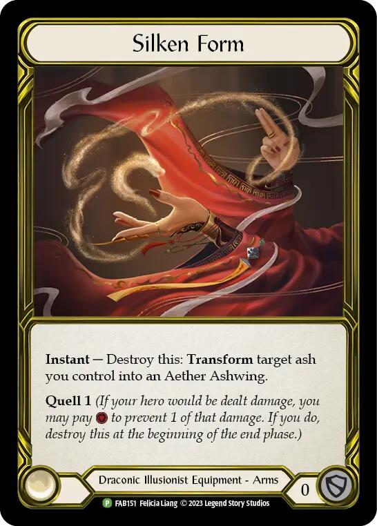 Silken Form (Golden) [FAB151] (Promo)  Cold Foil | Card Citadel