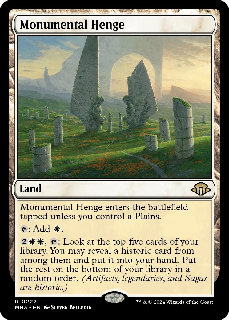 Monumental Henge [Modern Horizons 3] | Card Citadel