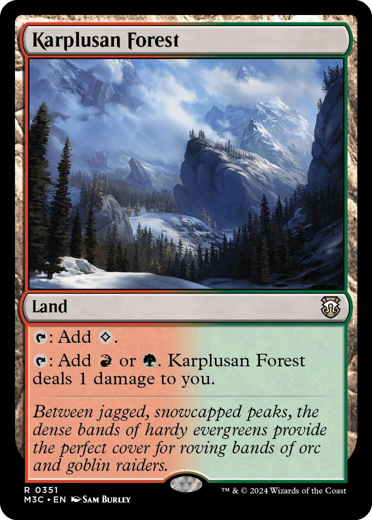 Karplusan Forest [Modern Horizons 3 Commander] | Card Citadel