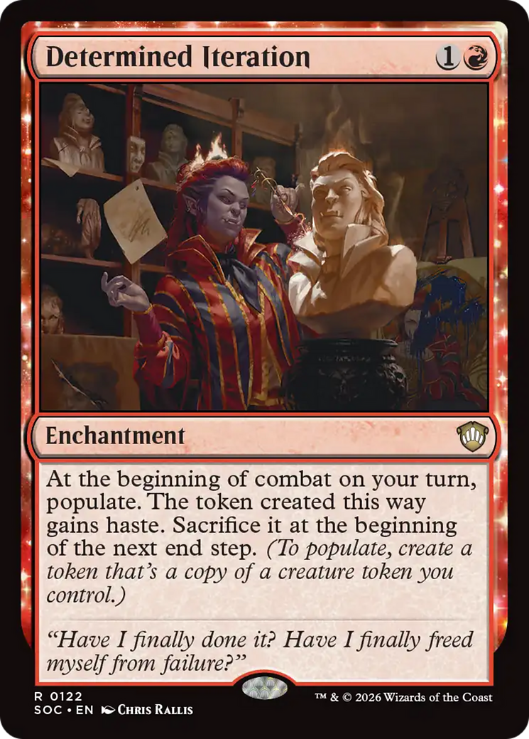 Determined Iteration [Secrets of Strixhaven Commander] | Card Citadel