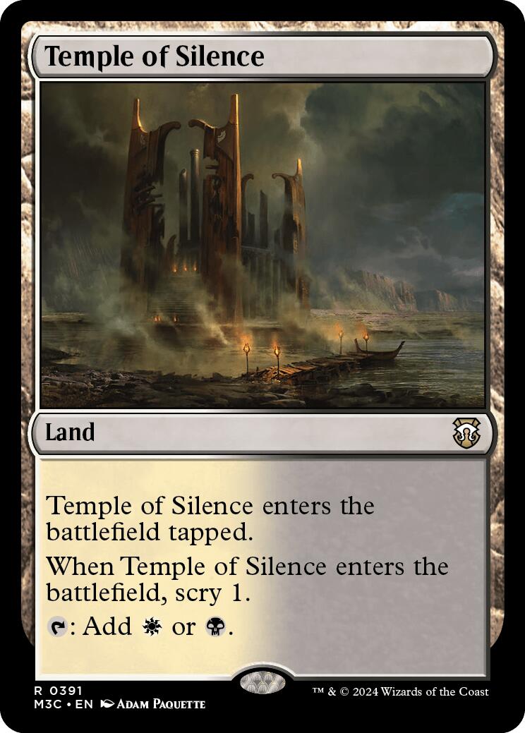 Temple of Silence [Modern Horizons 3 Commander] | Card Citadel