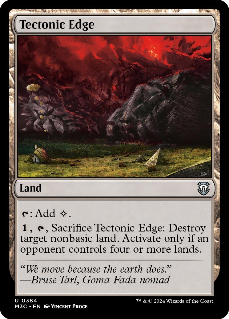 Tectonic Edge [Modern Horizons 3 Commander] | Card Citadel