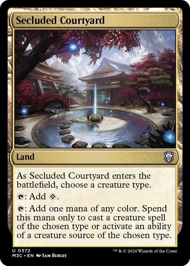 Secluded Courtyard [Modern Horizons 3 Commander] | Card Citadel