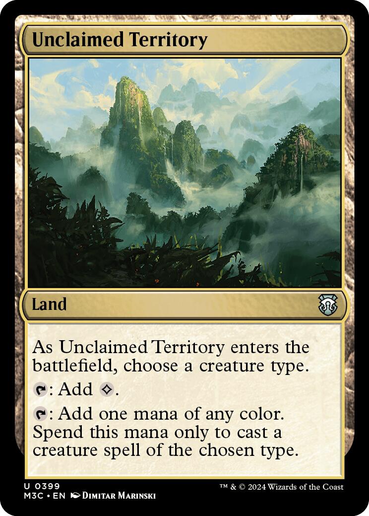 Unclaimed Territory [Modern Horizons 3 Commander] | Card Citadel