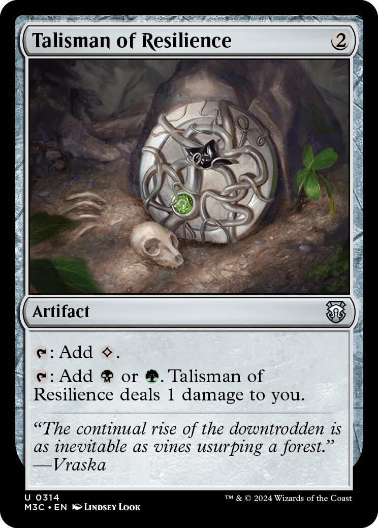 Talisman of Resilience [Modern Horizons 3 Commander] | Card Citadel