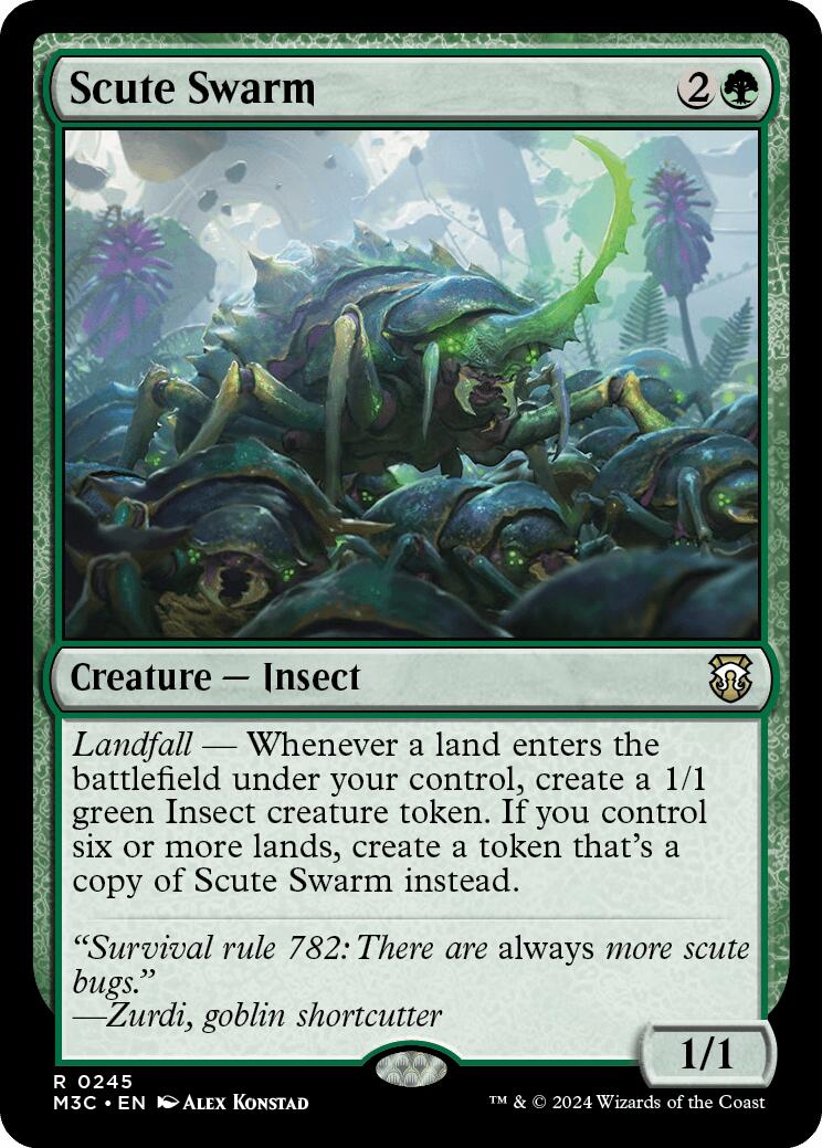 Scute Swarm [Modern Horizons 3 Commander] | Card Citadel