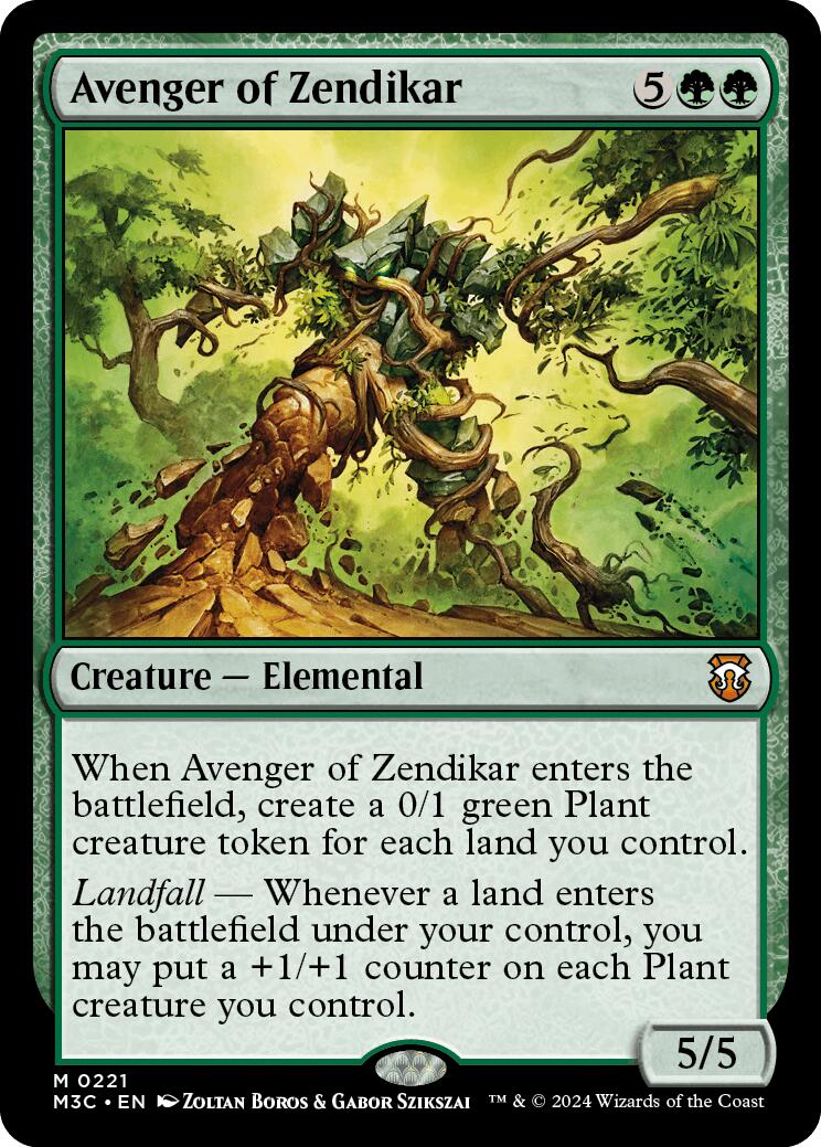 Avenger of Zendikar [Modern Horizons 3 Commander] | Card Citadel