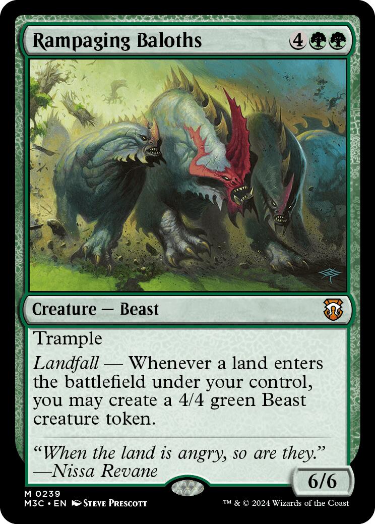 Rampaging Baloths [Modern Horizons 3 Commander] | Card Citadel