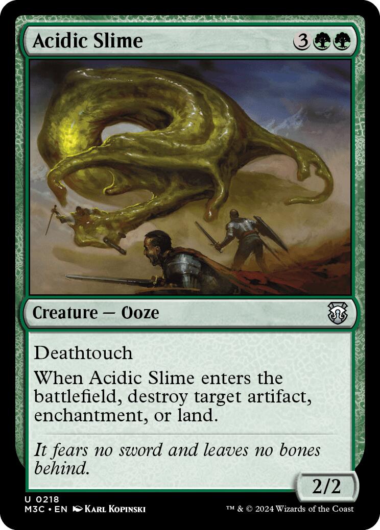 Acidic Slime [Modern Horizons 3 Commander] | Card Citadel