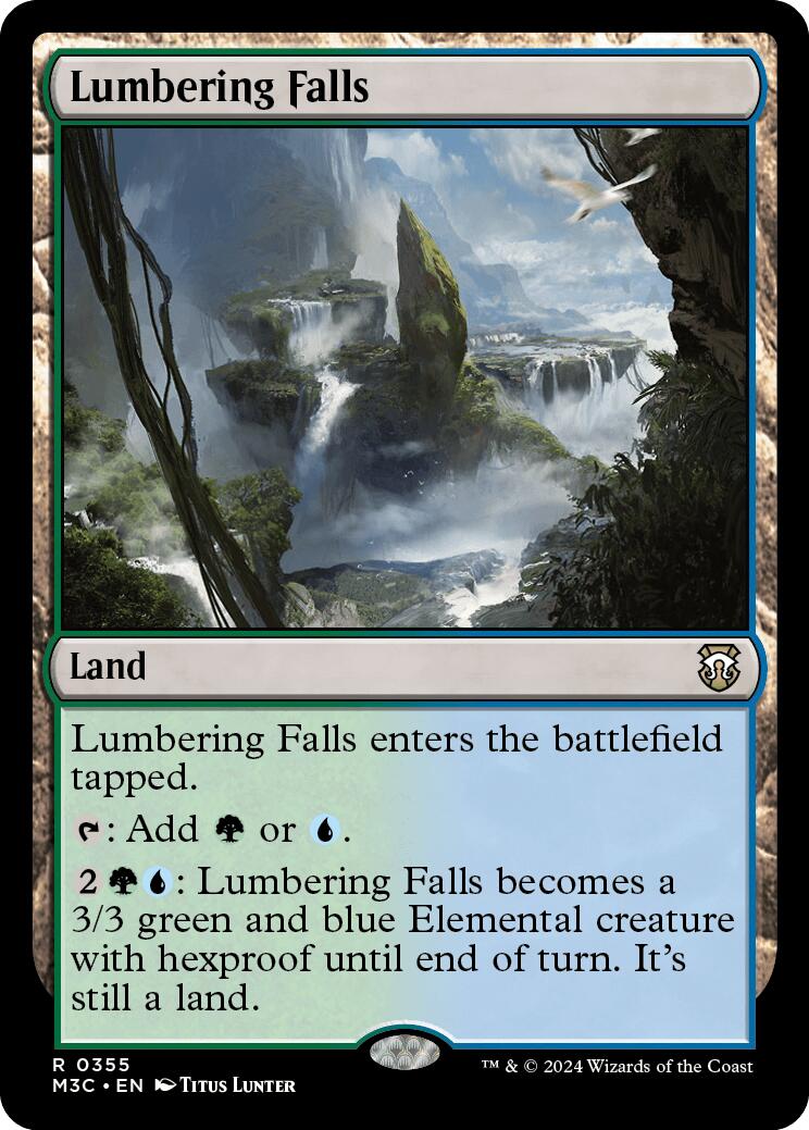 Lumbering Falls [Modern Horizons 3 Commander] | Card Citadel