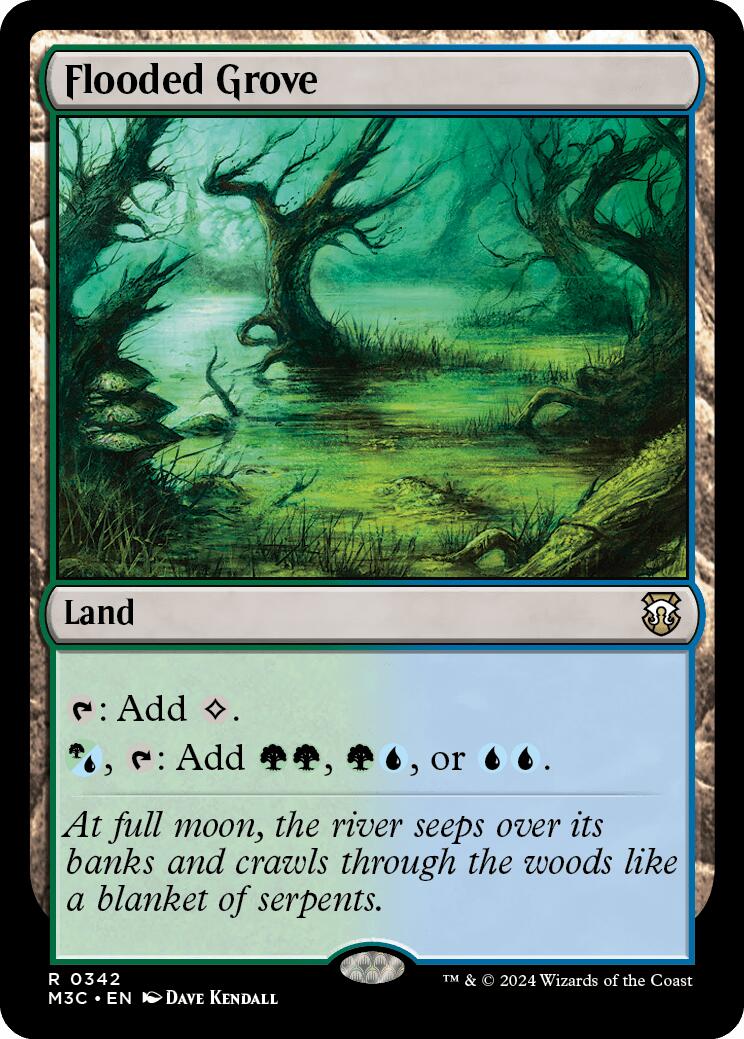 Flooded Grove [Modern Horizons 3 Commander] | Card Citadel