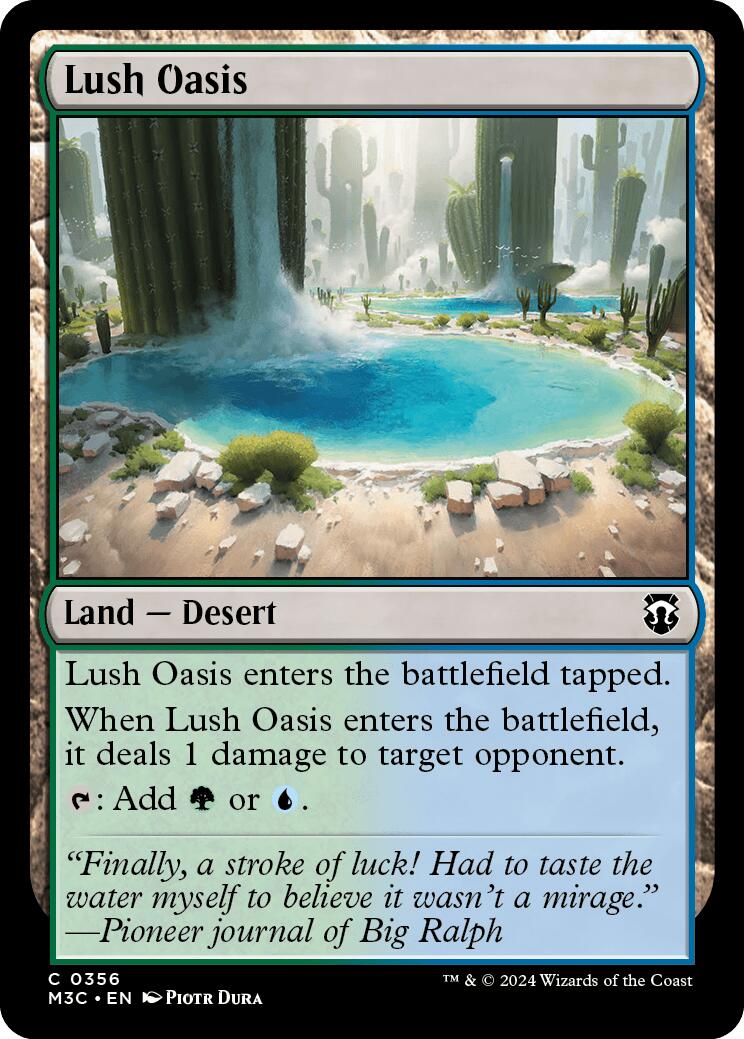 Lush Oasis [Modern Horizons 3 Commander] | Card Citadel