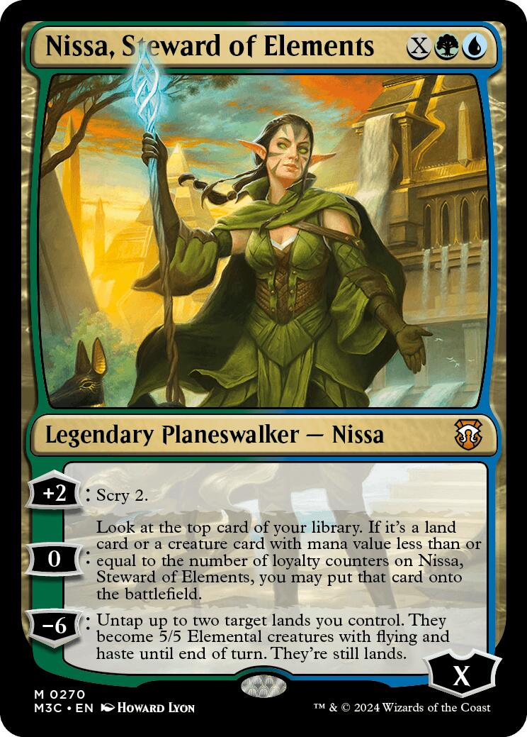 Nissa, Steward of Elements [Modern Horizons 3 Commander] | Card Citadel