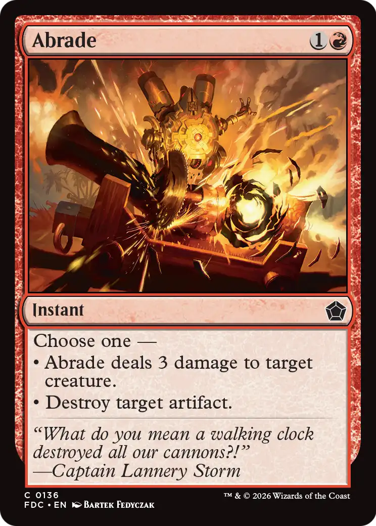 Abrade [Foundations Commander] | Card Citadel