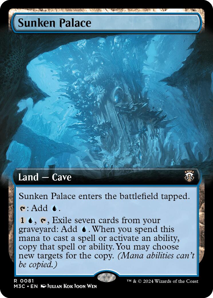 Sunken Palace (Extended Art) [Modern Horizons 3 Commander] | Card Citadel