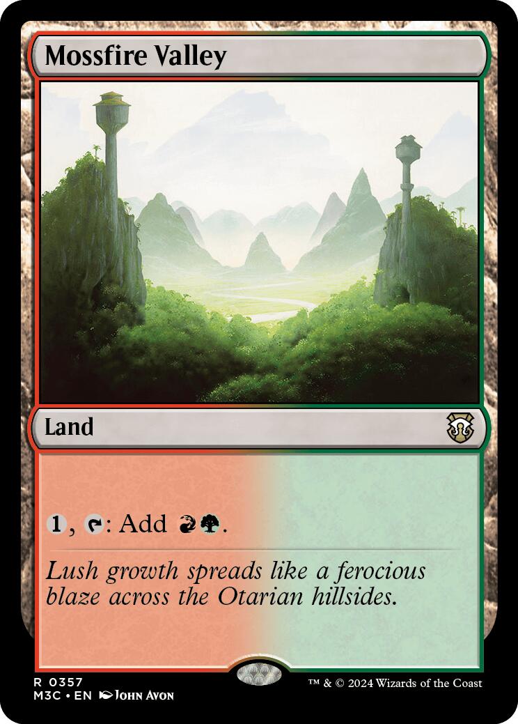 Mossfire Valley [Modern Horizons 3 Commander] | Card Citadel